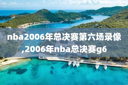 nba2006年总决赛第六场录像,2006年nba总决赛g6