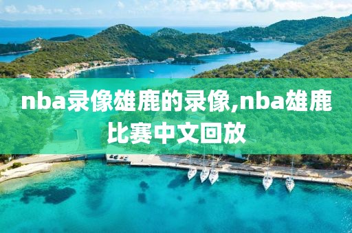 nba录像雄鹿的录像,nba雄鹿比赛中文回放